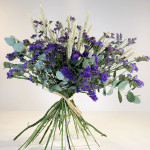 Ramo flor seca en tonos azules-detalle-Rebolledo floristas